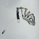 Hoop Cock Cage with Urethral Tube